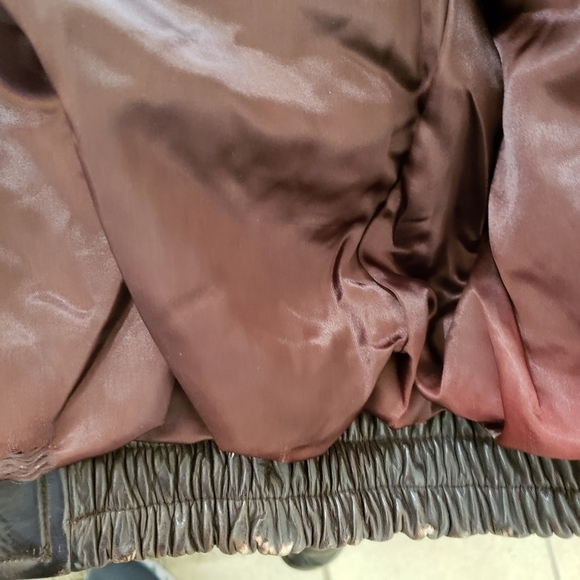 Aviator Bomber Jacket VINTAGE Banana Republic - Picture 11 of 12